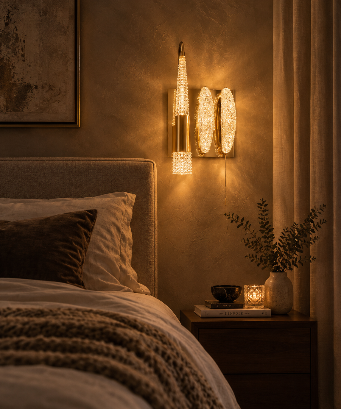 GEL CRYSTAL WALL LIGHT